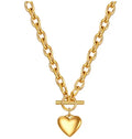 Heart puff Aura necklace 18K Mia Roses Jewel Haus