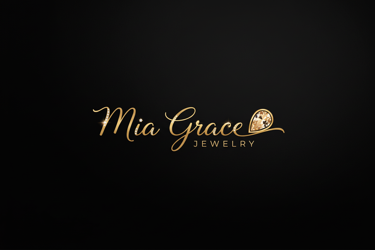 Inverse Logo 1 - Gold Script on Black