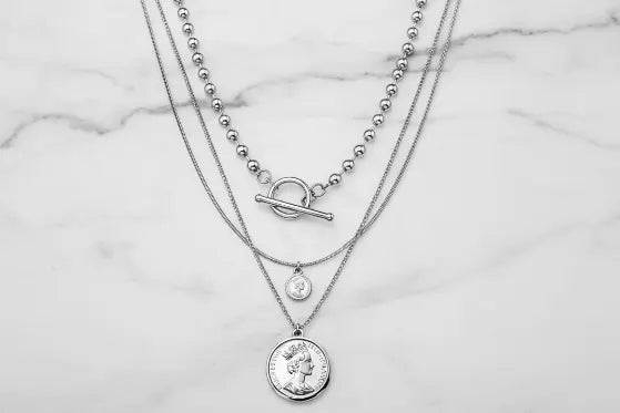 Marble Surface Flat Lay