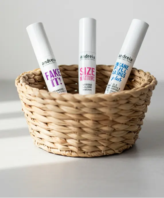 Mascaras in Elegant Basket