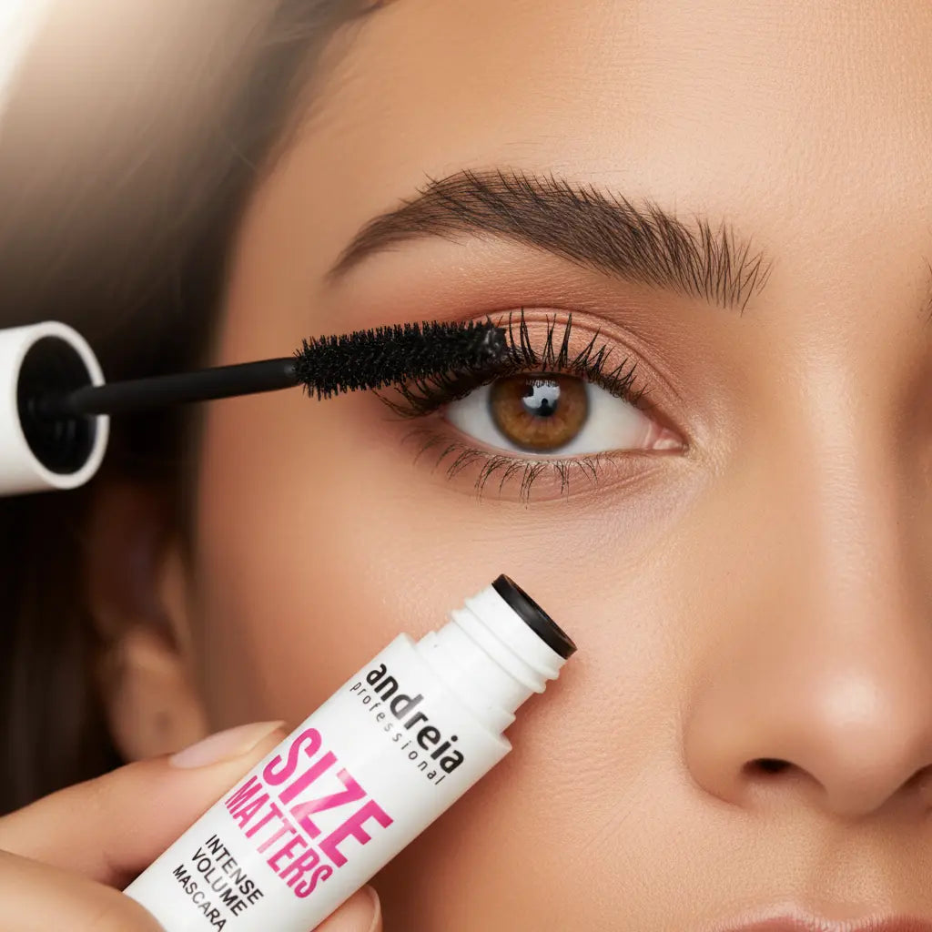 Model Applying Mascara