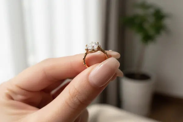 Model wearing ring